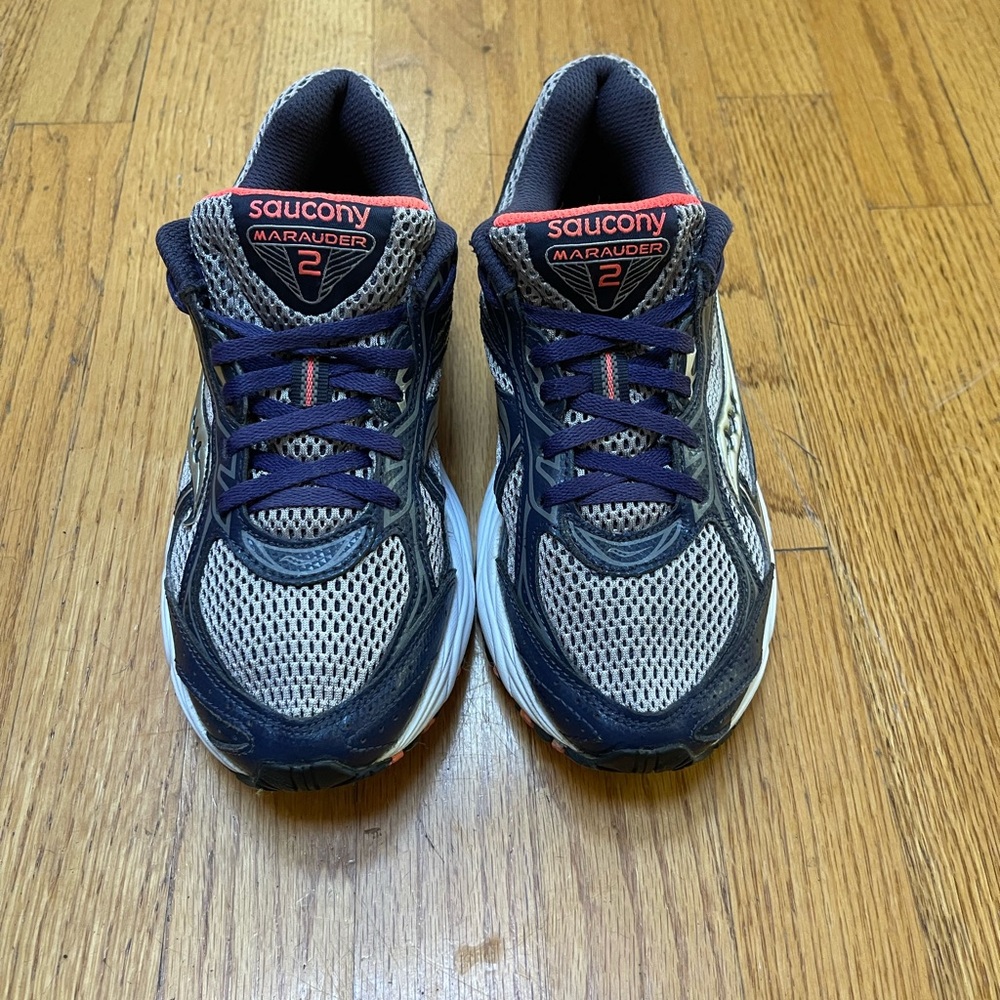 Saucony Marauder 2 Navy and Grey Athletic Shoes